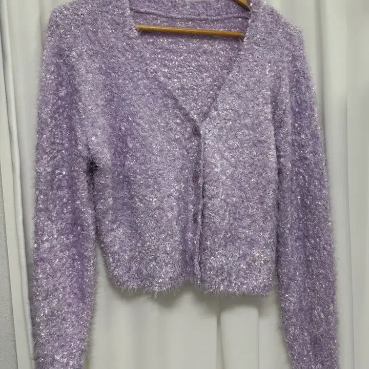 [BUNJANG] Solip Sa Purple Cardigan / [새상품] 솔잎사 퍼플 가디건