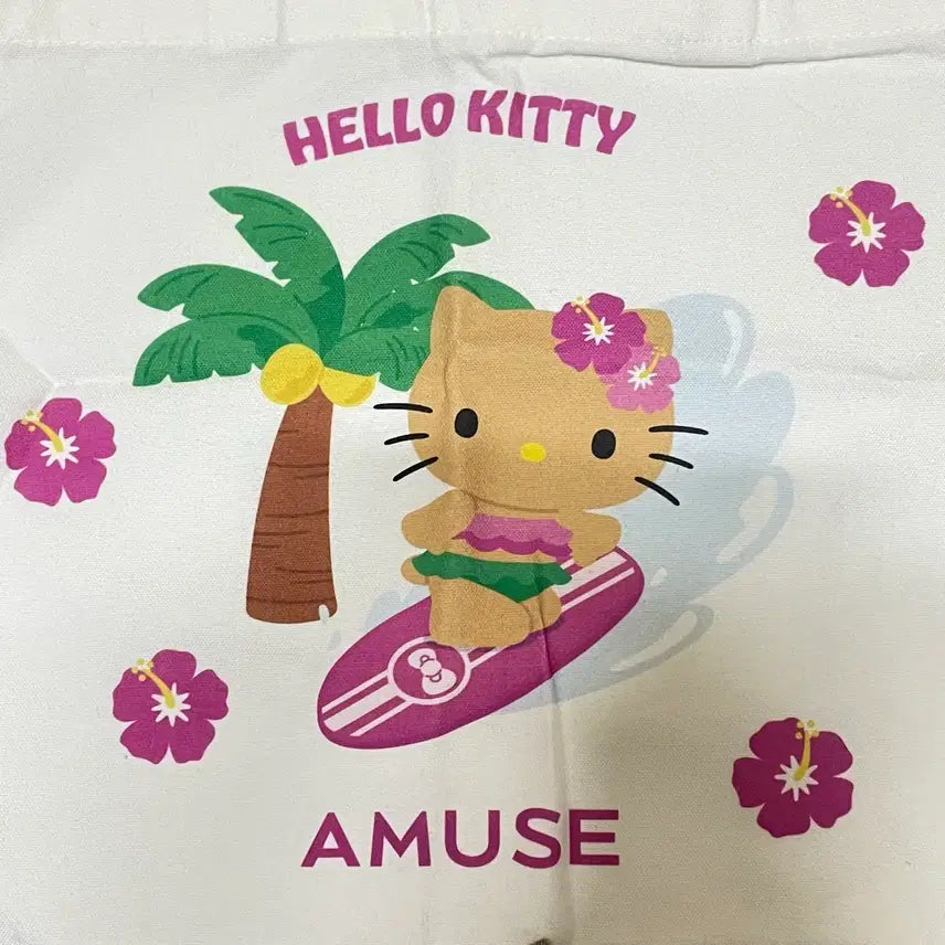 [SOLD OUT] 산리오 헬로키티 어뮤즈 태닝키티 에코백 키티가방