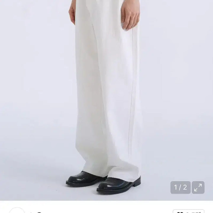 [SOLD OUT] 노운 벨티드 데님 (white)