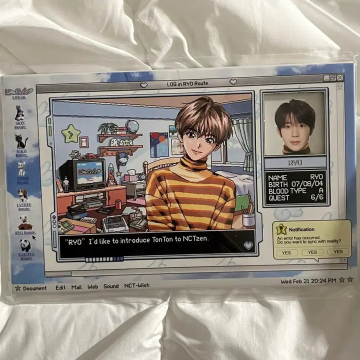 [BUNJANG] NCT WISH Ryo Login Photo Set / 엔시티위시 료 로그인 포토세트