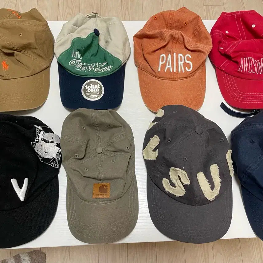 [BUNJANG] Polo, Carhartt, &amp; Other Brands Baseball Caps / 모자 8종류 (폴로/칼하트 외)