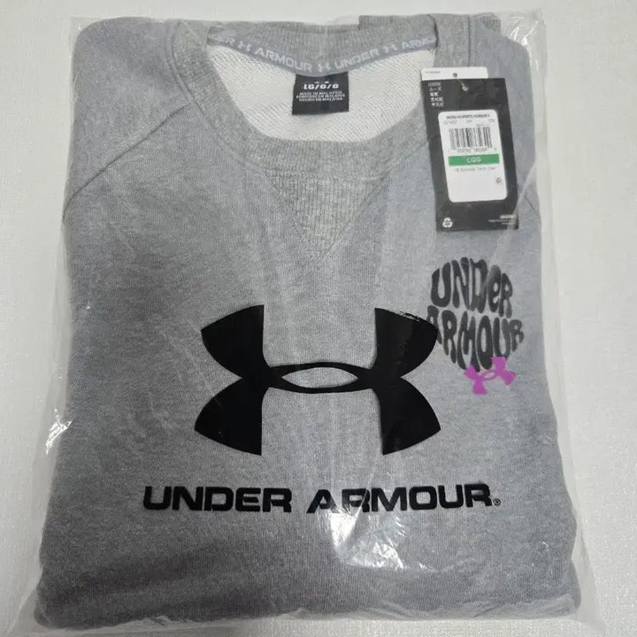 [SOLD OUT] 언더아머 회색 맨투맨 티셔츠 새상품 L