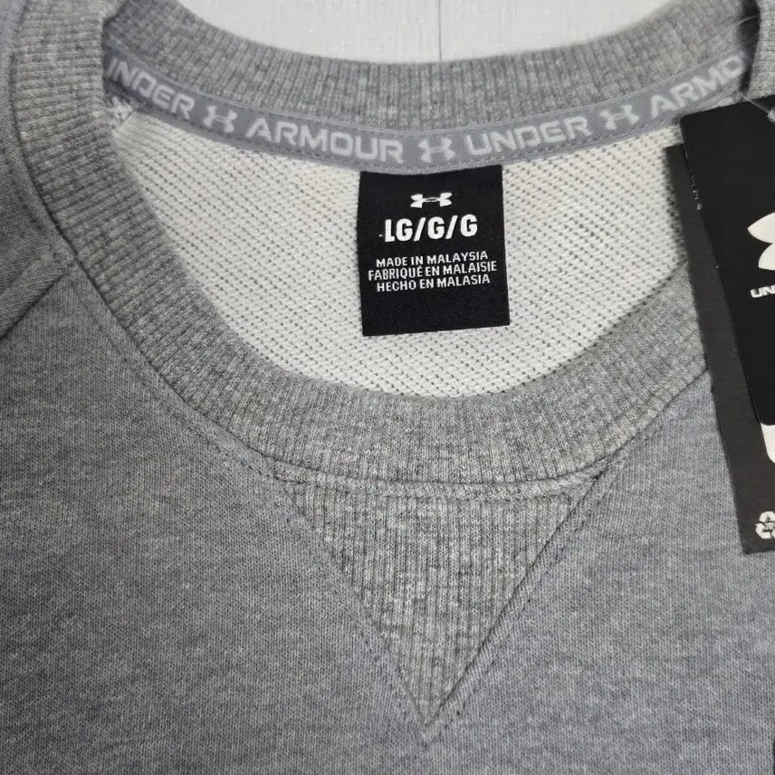 [SOLD OUT] 언더아머 회색 맨투맨 티셔츠 새상품 L