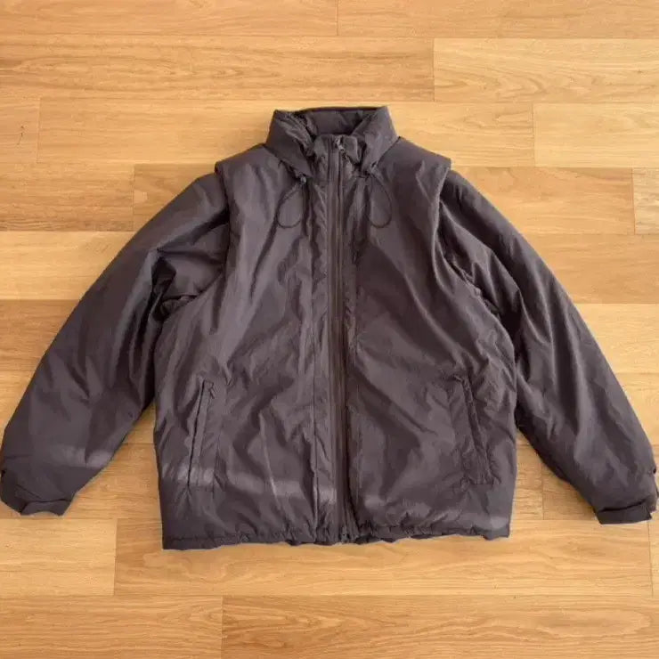 [BUNJANG] Arban Utility Padded Vest Jacket - Purple Brown / 아르반 유틸리티 패디드 베스트 자켓_퍼플 브라운 3