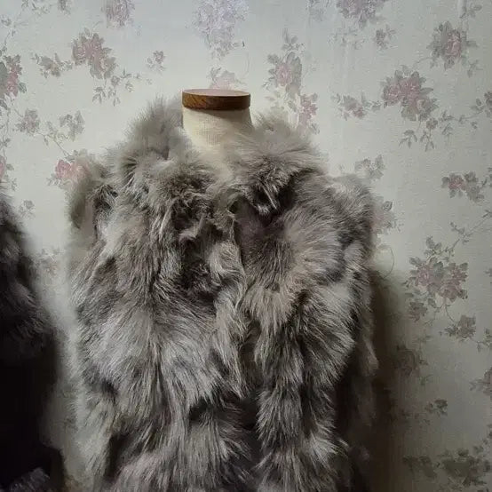 [BUNJANG] Real Fox Fur Vest / 여성 폭스 퍼 베스트 /리얼퍼
