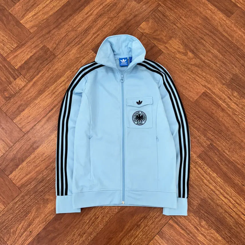 [BUNJANG] Adidas Germany National Team Sky Blue Track Top Jersey / 100 아디다스 독일 축구대표팀 스카이블루 트랙탑 져지