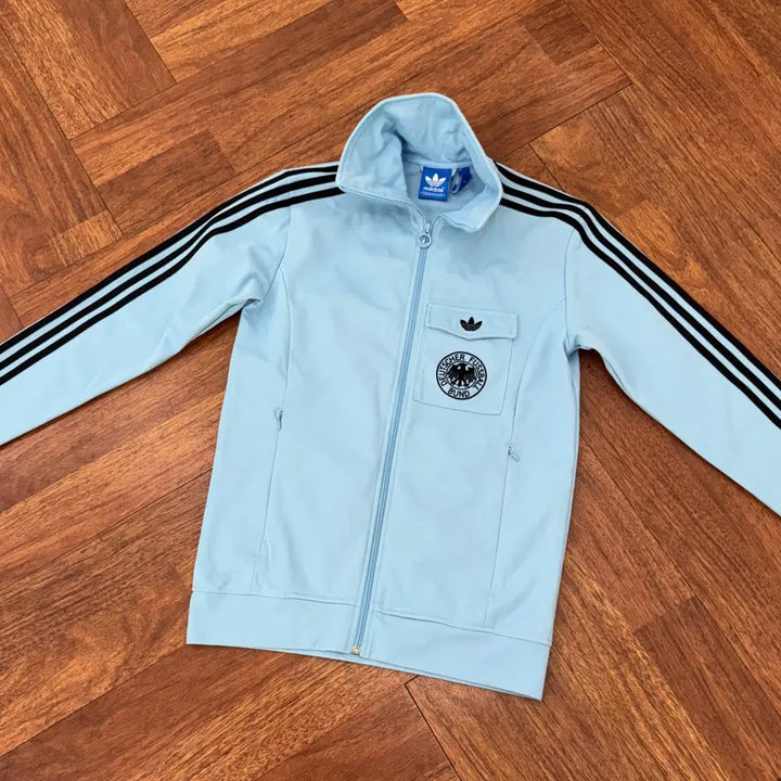 [BUNJANG] Adidas Germany National Team Sky Blue Track Top Jersey / 100 아디다스 독일 축구대표팀 스카이블루 트랙탑 져지