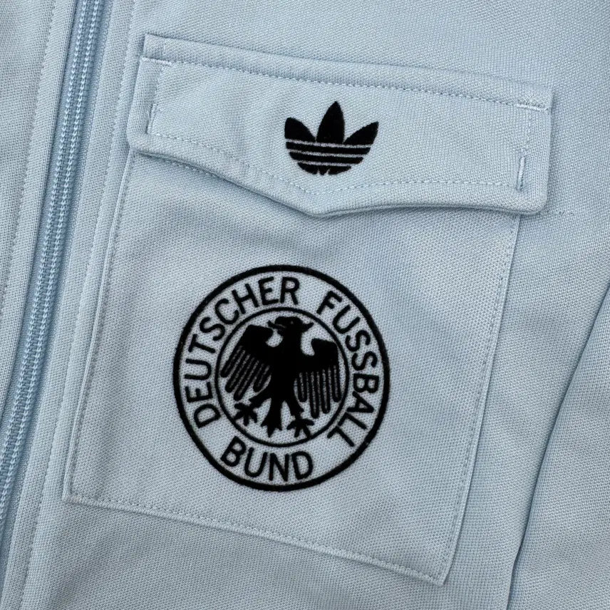[BUNJANG] Adidas Germany National Team Sky Blue Track Top Jersey / 100 아디다스 독일 축구대표팀 스카이블루 트랙탑 져지