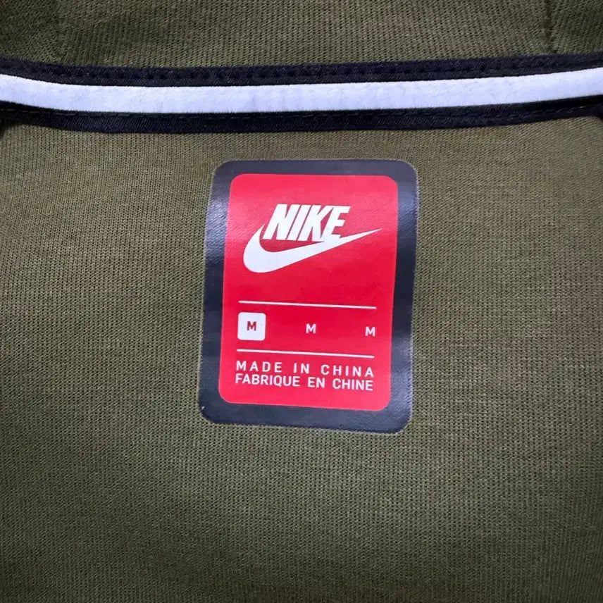 [BUNJANG] Nike Tech Fleece Hoodie Olive Green (M) / 나이키 테크 플리스 후드집업 올리브 그린 M 사이즈
