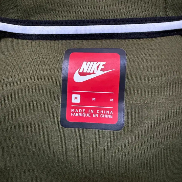 [BUNJANG] Nike Tech Fleece Hoodie Olive Green (M) / 나이키 테크 플리스 후드집업 올리브 그린 M 사이즈