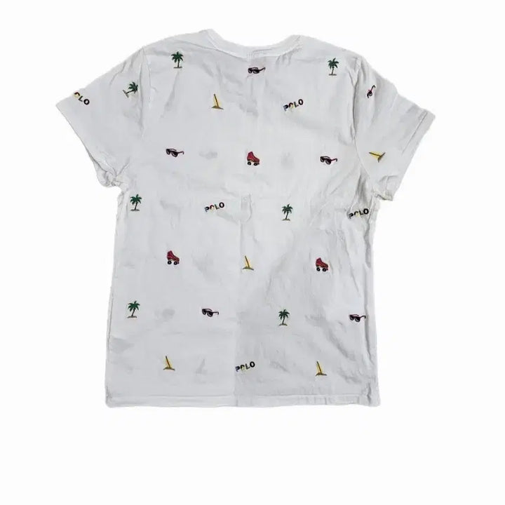 [BUNJANG] Polo Ralph Lauren All-Over Pony Embroidered T-Shirt / [보이즈LG] 폴로 랄프로렌 올-오버 포니 패턴 자수 반팔 티셔츠