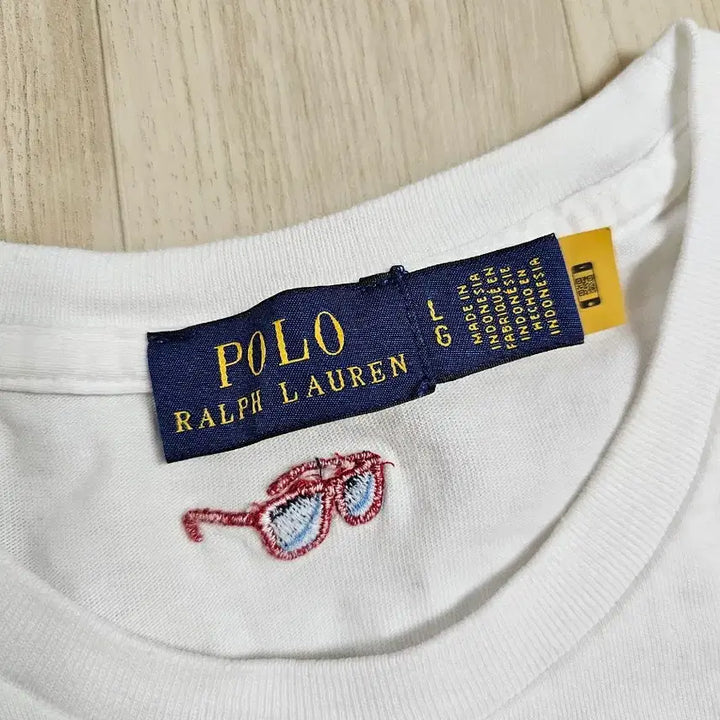 [BUNJANG] Polo Ralph Lauren All-Over Pony Embroidered T-Shirt / [보이즈LG] 폴로 랄프로렌 올-오버 포니 패턴 자수 반팔 티셔츠