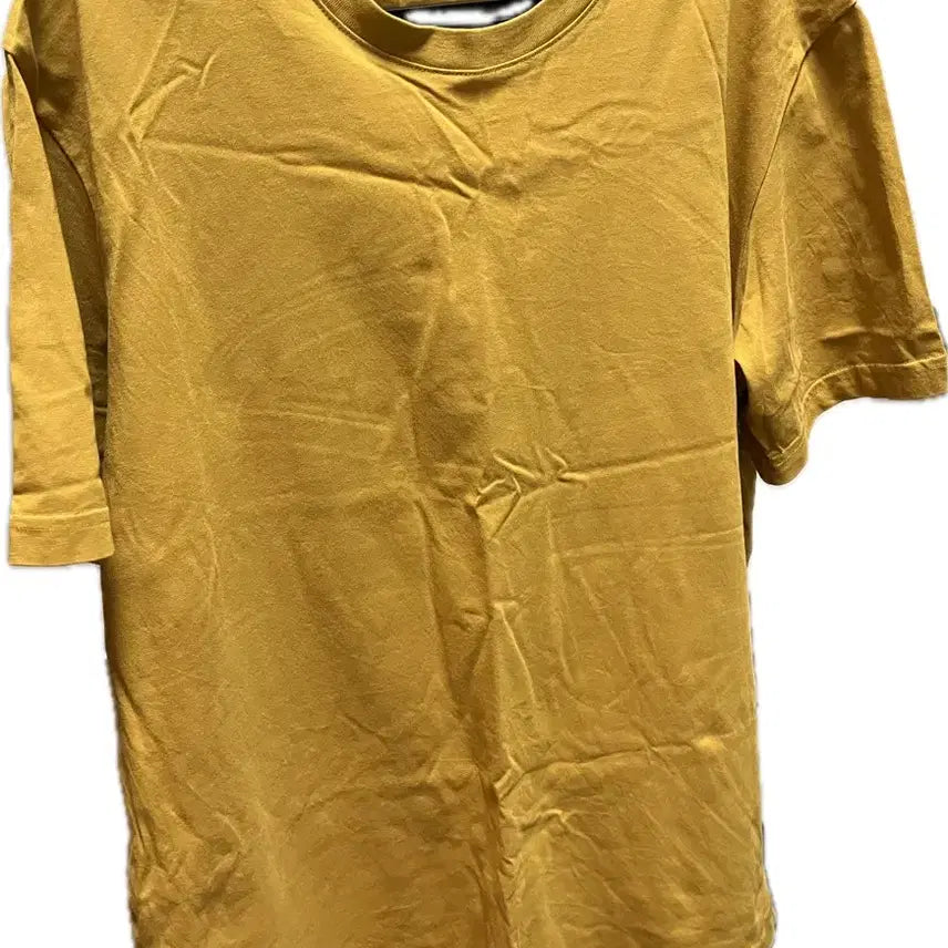 [BUNJANG] Arket Lightweight T-shirt - Mustard / 아르켓 라이트웨이트 티셔츠 L