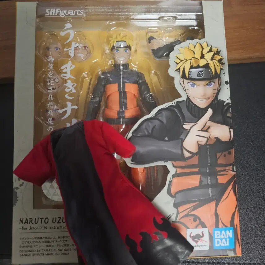 [BUNJANG] SHF Naruto Custom Cloak Figure / shf 나루토 + 커스텀 망토