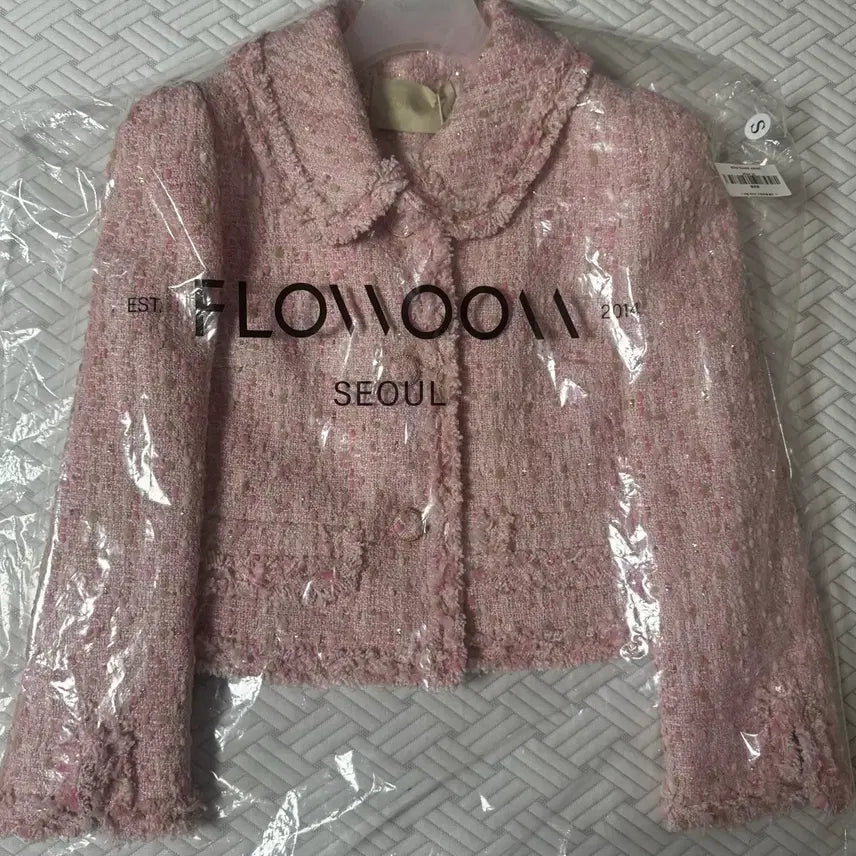 [BUNJANG] Flohm Alice Tweed Set Pink XXS / 플로움 Alice 트위드 세트 핑크 1 / xxs 새상품