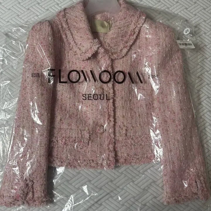 [BUNJANG] Flohm Alice Tweed Set Pink XXS / 플로움 Alice 트위드 세트 핑크 1 / xxs 새상품