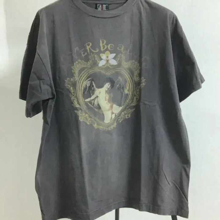 [BUNJANG] SAINT MICHAEL Black Short Sleeve T-Shirt XL / 세인트 미카엘(SAINT MICHAEL) 블랙 반팔 티셔츠 XL