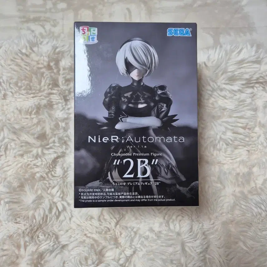 [BUNJANG] Sega Nier Automata 2B Chokonose Figure / 미개봉) 세가 니어 오토마타 2B 쵸코노세 피규어