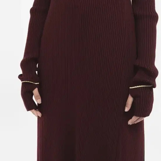 [BUNJANG] Maison Margiela Slit Back Knit Dress (S) / 메종 마르지엘라 뒤트임 니트 드레스(S)