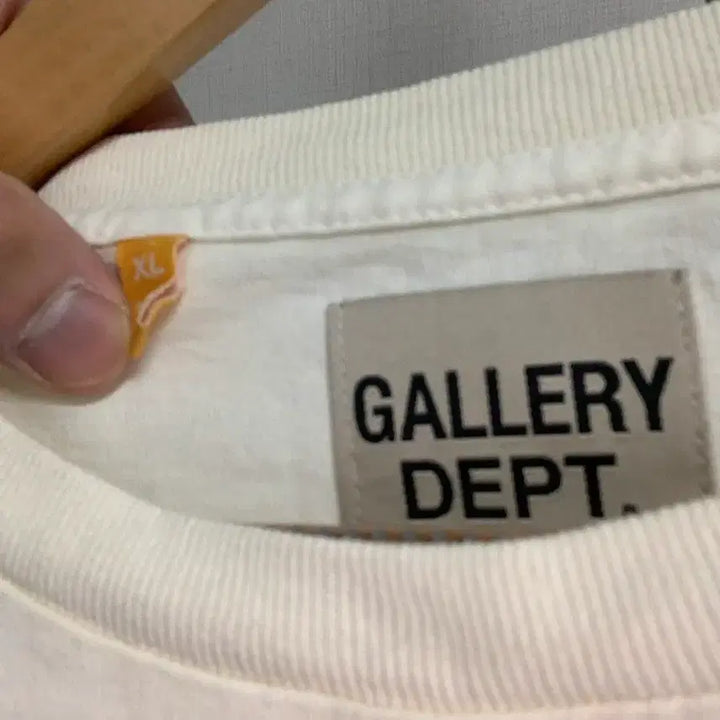 [BUNJANG] Gallery Dept Cream Short Sleeve T-Shirt XL / 갤러리 디파트먼트 크림 컬러 반팔 XL