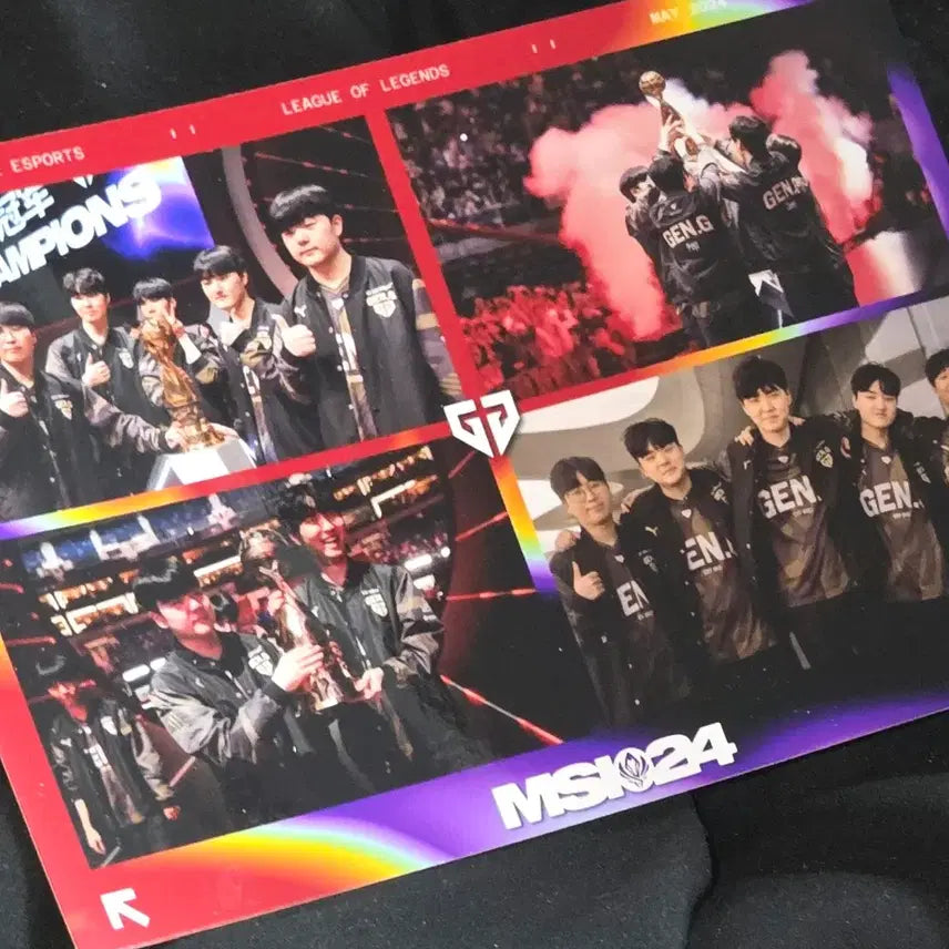 [BUNJANG] Gen.G Esports MSI Four-Cut Photo / LCK 사진전 - 젠지 이스포츠 MSI 네컷