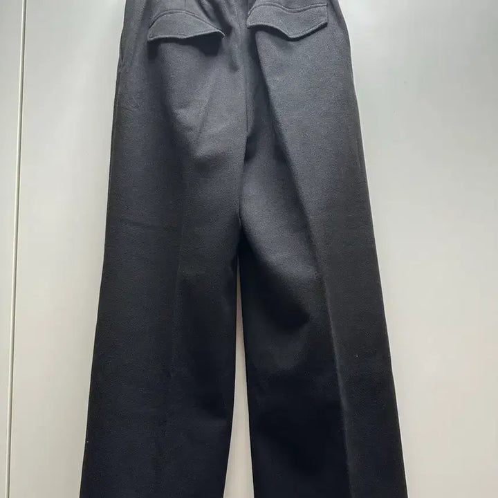 [BUNJANG] Basic Black Semi-Slim Slacks / 블랙 기본 슬랙스 세미