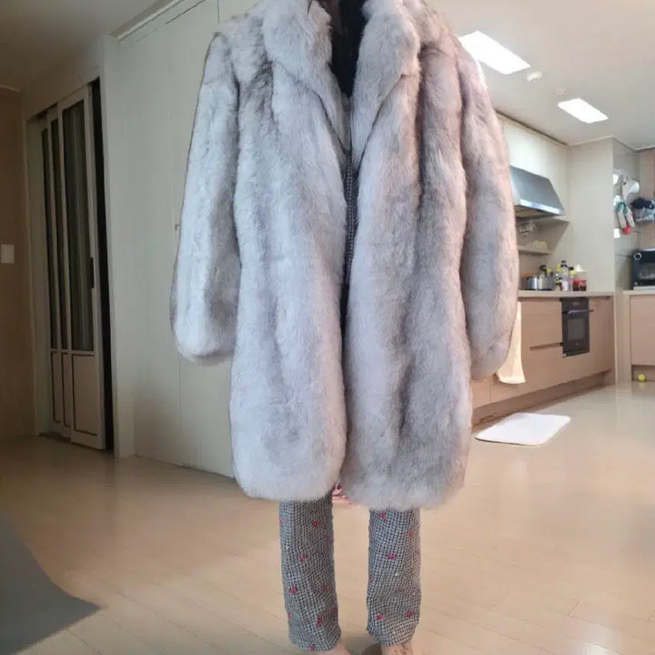 [BUNJANG] Saga Fox Fur Long Coat / 핀란드산 사가폭스 폭스퍼 롱코트 퍼코트 / 44 55 105 110