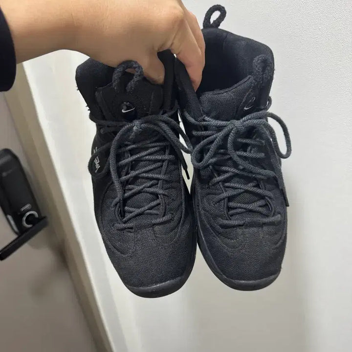 [BUNJANG] Nike x Stussy Air Penny Black Sneakers / [260]나이키 스투시 에어페니 블랙