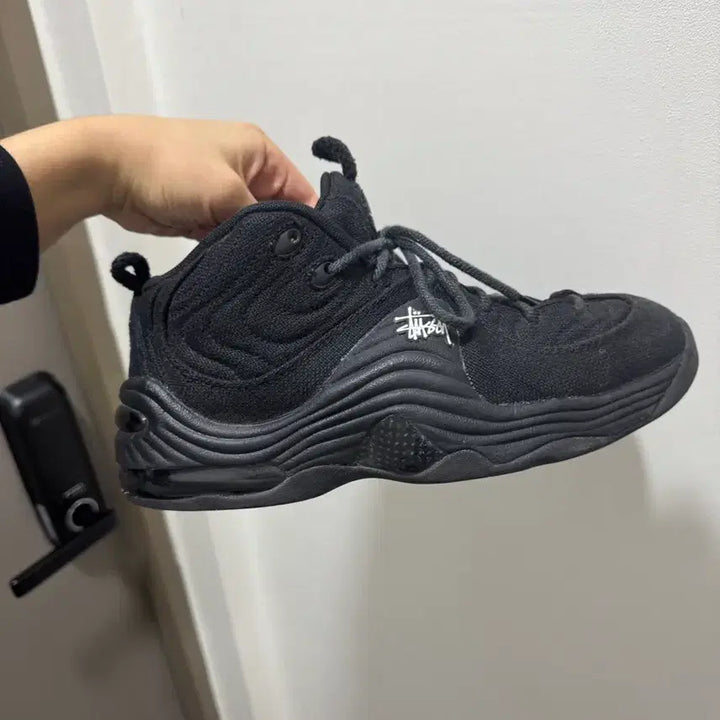[BUNJANG] Nike x Stussy Air Penny Black Sneakers / [260]나이키 스투시 에어페니 블랙