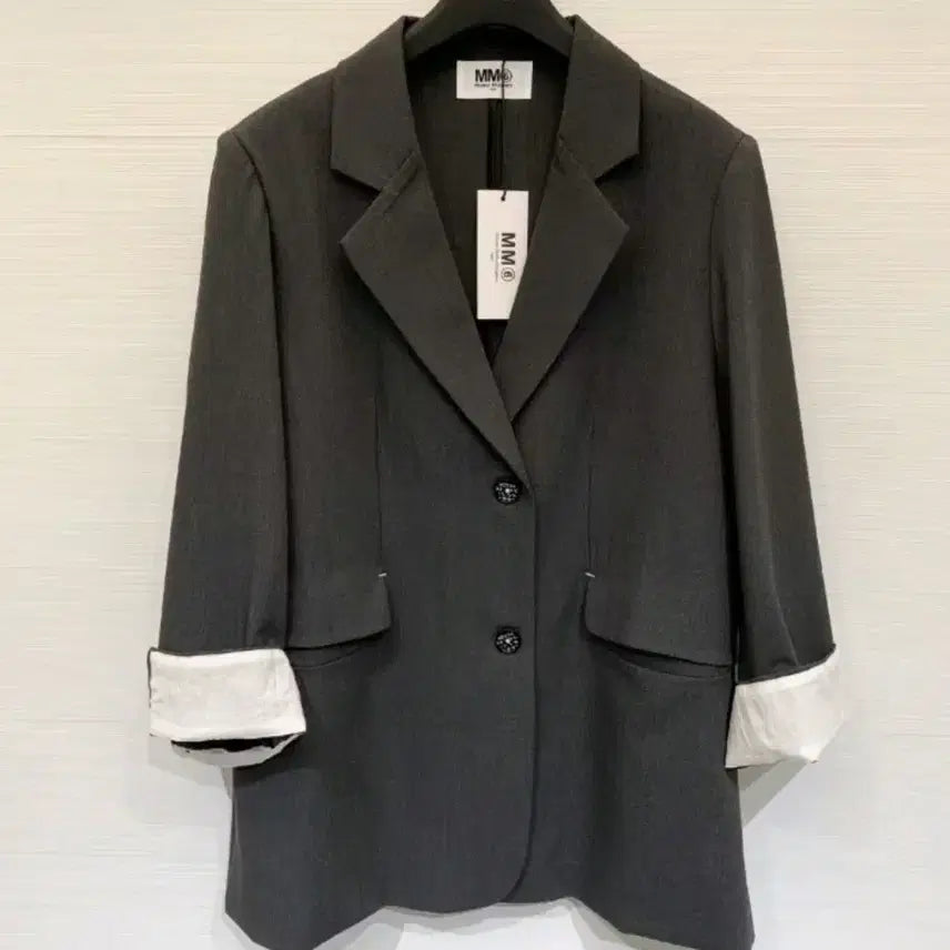 [BUNJANG] MM Blazer (Black/Gray) - Women&