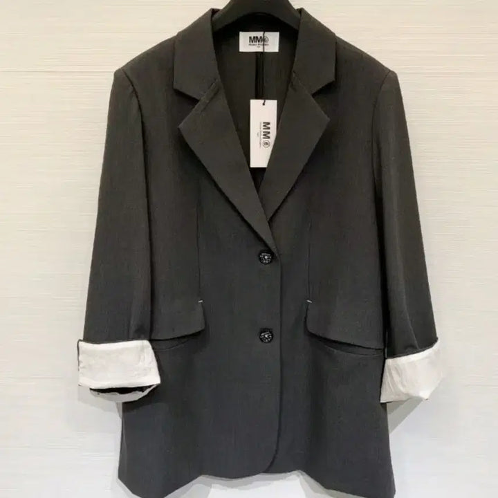 [BUNJANG] MM Blazer (Black/Gray) - Women&