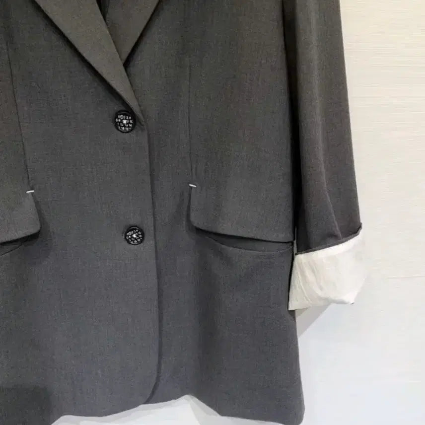 [BUNJANG] MM Blazer (Black/Gray) - Women&