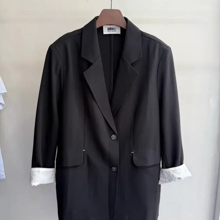[BUNJANG] MM Blazer (Black/Gray) - Women&
