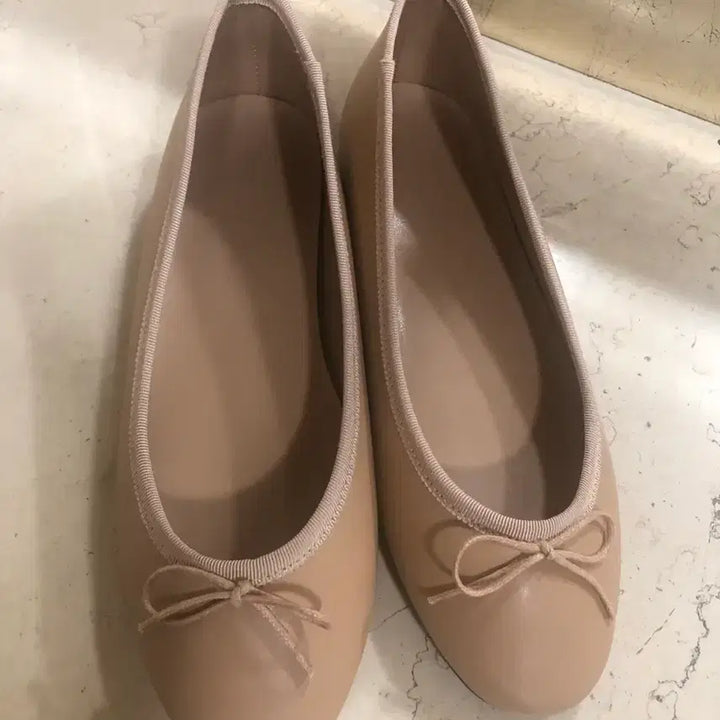 [BUNJANG] Ribbon Ballet Flats (225) / 리본플랫단화225