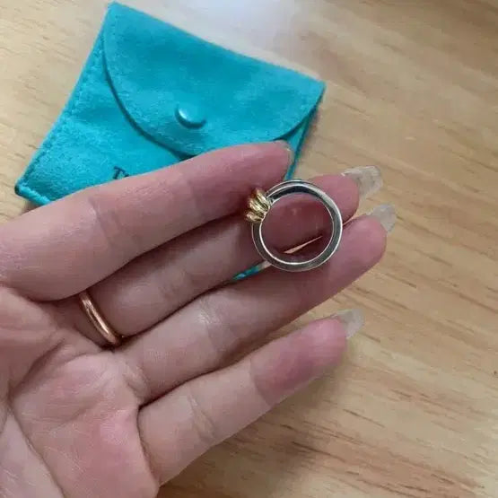 [SOLD OUT] 티파니앤코 18k콤비 애끼반지(7호)