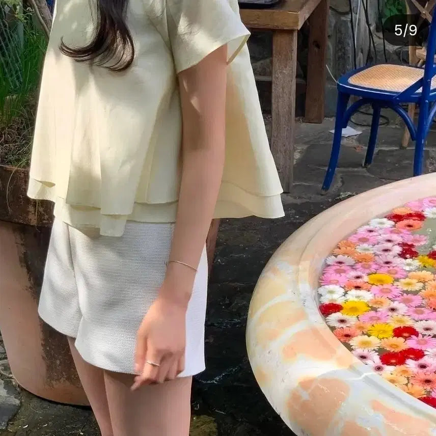 [BUNJANG] Nacht Nizza Blouse (New) / 오늘만 )나흐트 블라우스 (새상품)