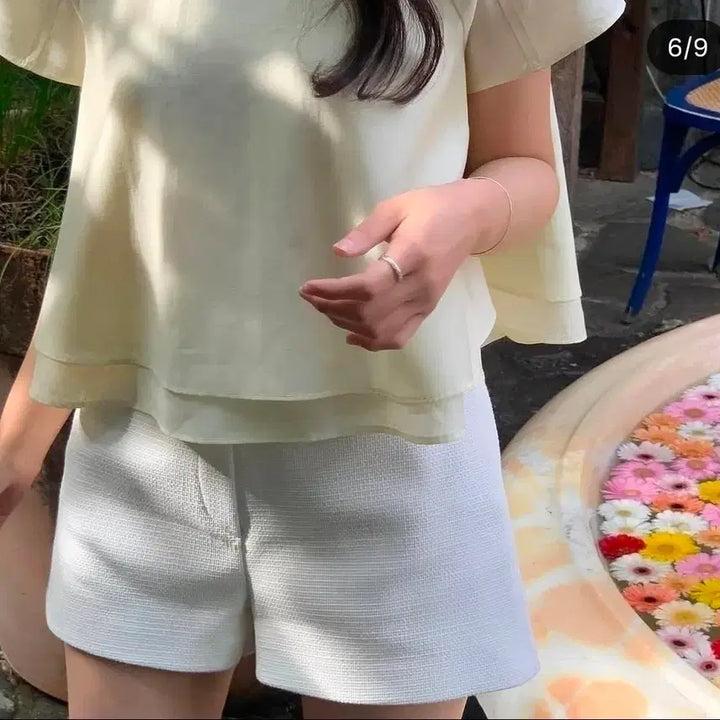 [BUNJANG] Nacht Nizza Blouse (New) / 오늘만 )나흐트 블라우스 (새상품)