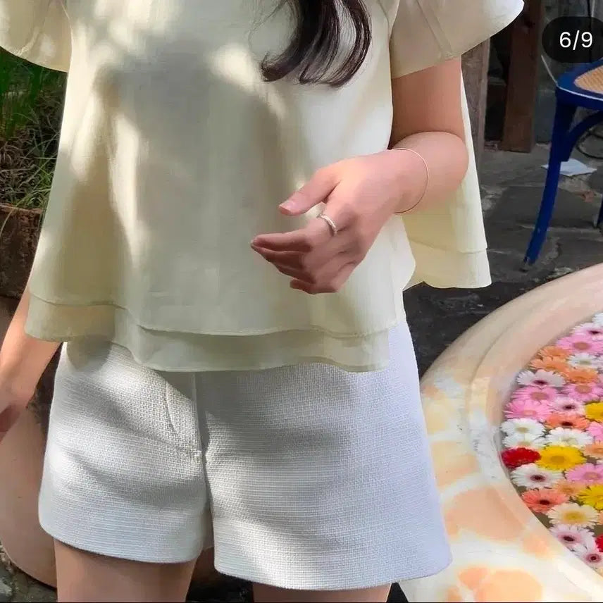 [BUNJANG] Nacht Nizza Blouse (New) / 오늘만 )나흐트 블라우스 (새상품)