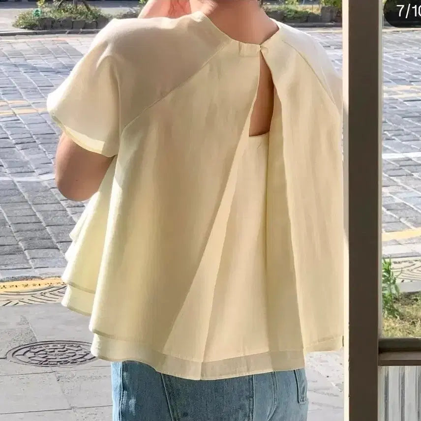 [BUNJANG] Nacht Nizza Blouse (New) / 오늘만 )나흐트 블라우스 (새상품)