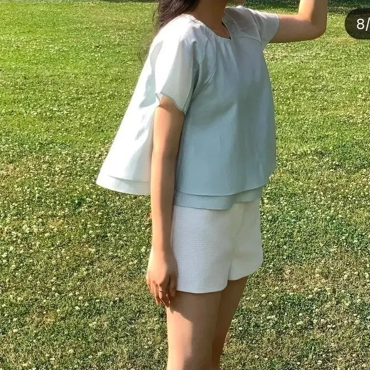 [BUNJANG] Nacht Nizza Blouse (New) / 오늘만 )나흐트 블라우스 (새상품)