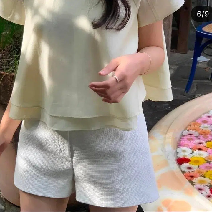 [BUNJANG] Nacht Nizza Blouse (New) / 오늘만 )나흐트 블라우스 (새상품)