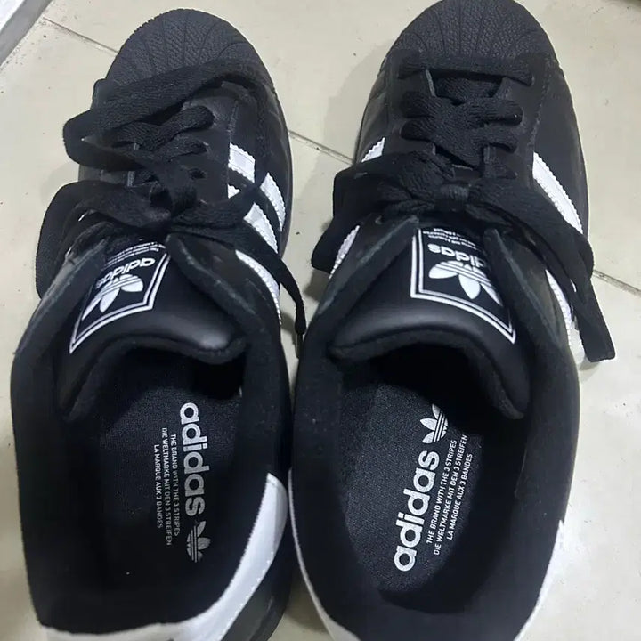 [BUNJANG] Adidas Superstar II - Black/White Sneakers / 아디다스 슈퍼스타 II - 블랙: 화이트 / JI0079