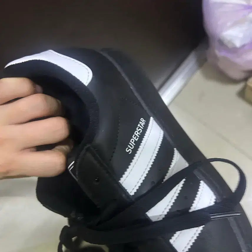 [BUNJANG] Adidas Superstar II - Black/White Sneakers / 아디다스 슈퍼스타 II - 블랙: 화이트 / JI0079