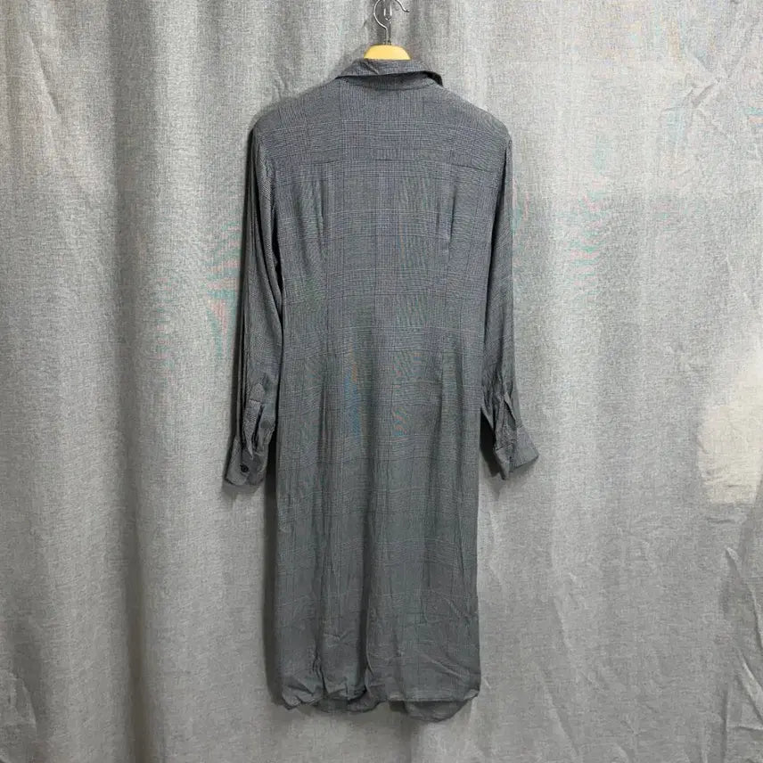 [BUNJANG] ZARA Woman Check Knot Shirt Dress / [S] 자라 우먼 체크 매듭 셔츠 원피스