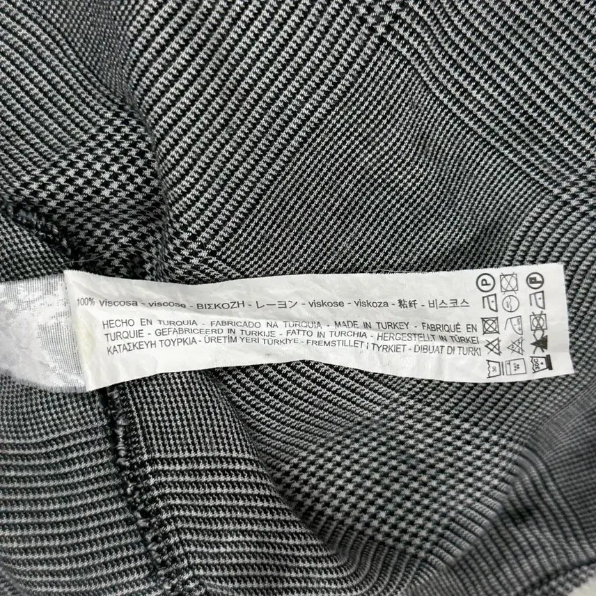 [BUNJANG] ZARA Woman Check Knot Shirt Dress / [S] 자라 우먼 체크 매듭 셔츠 원피스