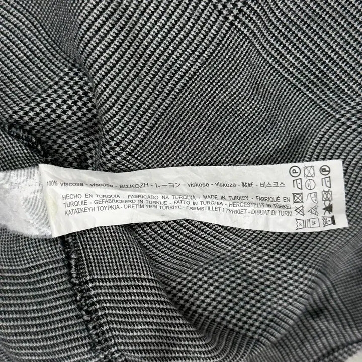 [BUNJANG] ZARA Woman Check Knot Shirt Dress / [S] 자라 우먼 체크 매듭 셔츠 원피스