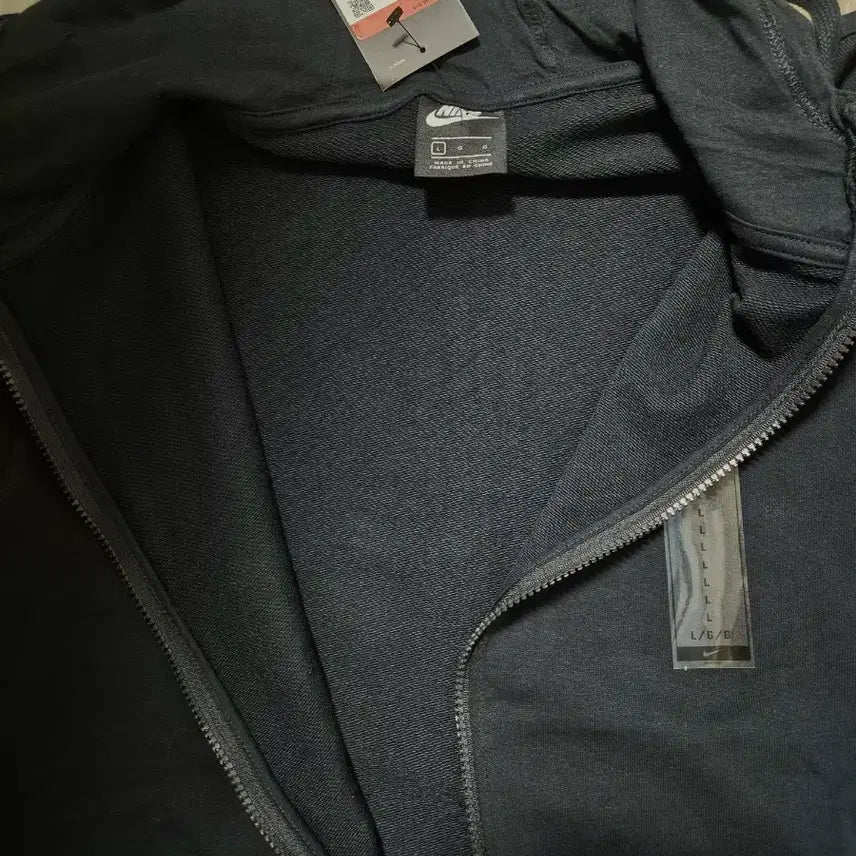[BUNJANG] Nike Black Hoodie Zip-up (L) / 나이키 블랙 후드집업 L사이즈 새상품