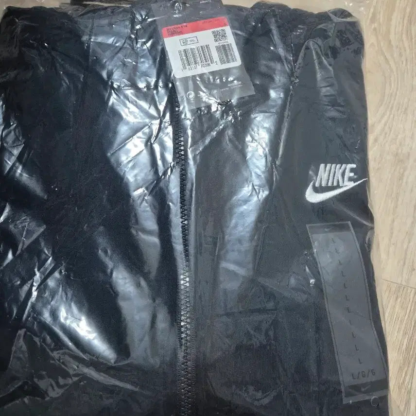 [BUNJANG] Nike Black Hoodie Zip-up (L) / 나이키 블랙 후드집업 L사이즈 새상품