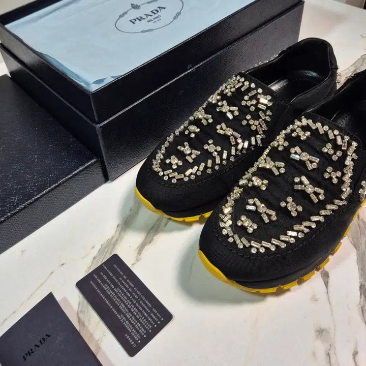 [BUNJANG] Prada Crystal Sneakers Women&