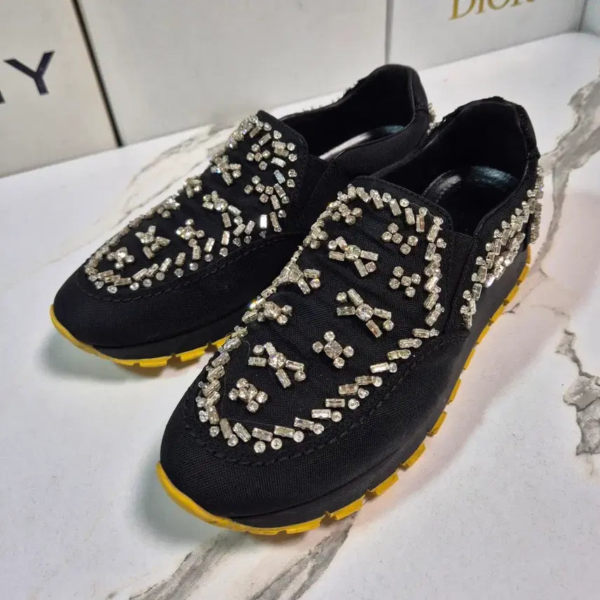 [BUNJANG] Prada Crystal Sneakers Women&